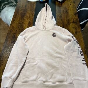 Carhartt Women’s Pale Pink Hoodie Sweater
